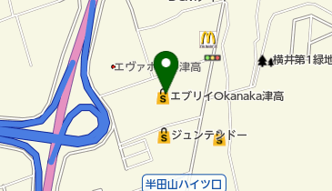 エブリイ Okanaka津高店の地図画像
