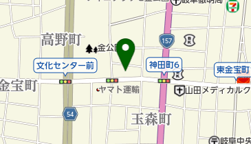 AZURA(アズーラ) 岐阜の地図画像