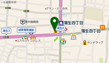 Greenberry's COFFEE(グリーンベリーズ コーヒー) 蒲生4丁目店の地図画像