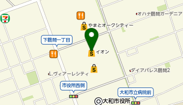 DAISO(ダイソー) イオンモール大和店の地図画像