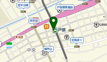 戸部身体均整院の地図画像