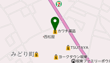 カワチ薬局 坂東調剤の地図画像