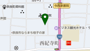 ならまち醸造所の地図画像