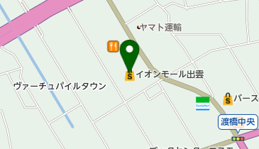 UQスポット イオンモール出雲店の地図画像