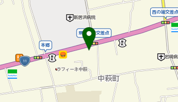 レデイ薬局 新居浜西店の地図画像