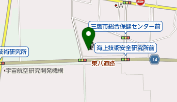 三鷹中央防災公園・元気創造プラザの地図画像