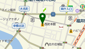 BLUE LABEL CRESTBRIDGE(ブルー レーベル クレストブリッジ) 西武福井店の地図画像