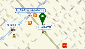 クラポ 旭川店の地図画像