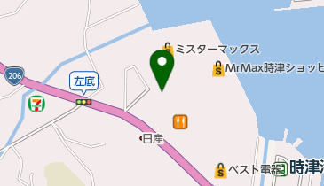 らーめん柊 時津店の地図画像