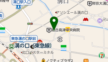てけてけ 溝の口店の地図画像
