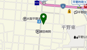 大阪市平野区ボランティア・市民活動センターの地図画像