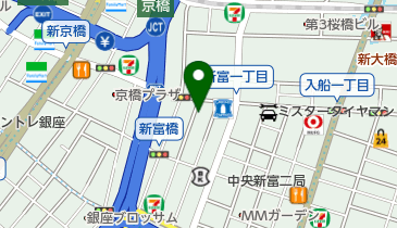 PREMIUM LIFE FITNESS(プレミアム ライフ フィットネス) 東銀座店の地図画像