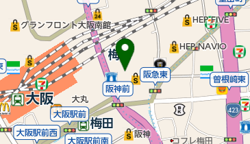 Peak Amp Pine ピーク アンド パイン 阪急うめだ本店riberceショップ 大阪市北区 その他洋服 洋品 530 0017 の地図 アクセス 地点情報 Navitime