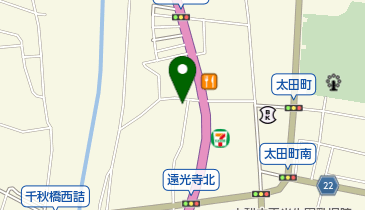 小口株式会社の地図画像