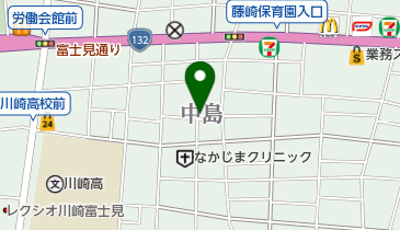 中島八幡神社の地図画像