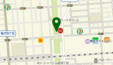 長崎橋跡イベント広場の地図画像