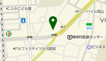 JA岡山 農産物直売所 はなやか中央店の地図画像