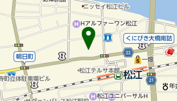 リーブ21松江オペレーションセンターの地図画像