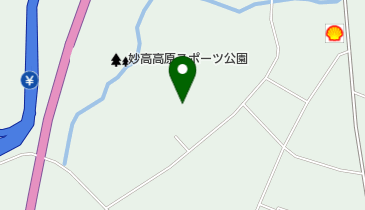 妙高高原体育館の地図画像