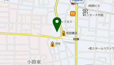 ドラッグアカカベ 足代店の地図画像
