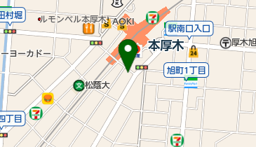 河合塾 厚木現役館の地図画像