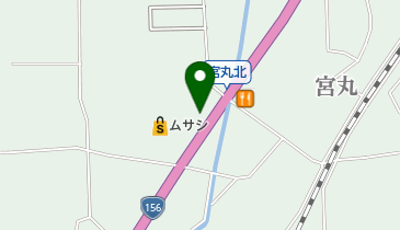 ガンディ となみ店の地図画像