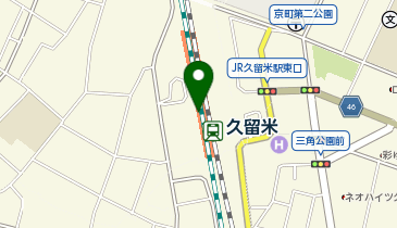 地場産くるめ JR久留米駅店の地図画像