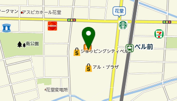 クローバー ショッピングシティベル店の地図画像