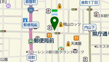 ホットヨガスタジオCALDO(カルド) 岡山の地図画像