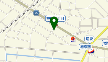 UAゼンセン石川県支部の地図画像