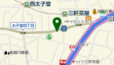 zen place pilates(ゼン プレイス ピラティス) 三軒茶屋スタジオの地図画像