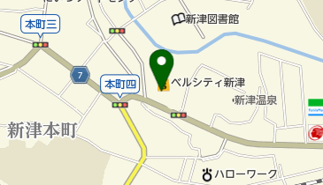 カットファクトリー 新津中央店の地図画像