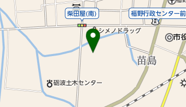 福野体育館の地図画像