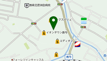 ペットショップOne Love(ワンラブ) イオンタウン長崎長与店の地図画像