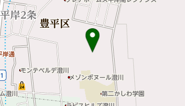 札幌市子ども発達支援総合センター ちくたくの地図画像