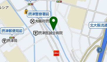 大正川河川敷公園の地図画像