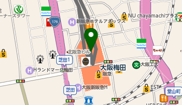 阪急三番街 北館の地図画像