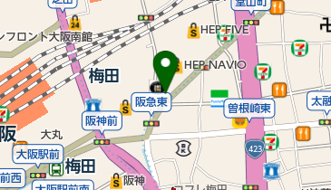 梅田 Osaka Metro 駅 周辺の紳士服 メンズ Navitime