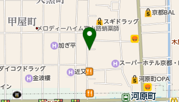 CODE(コード) 京都寺町店の地図画像