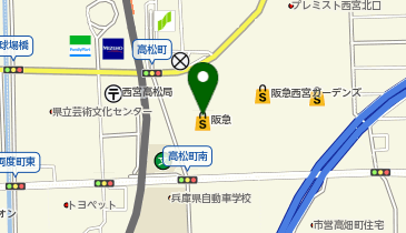 AIGLE(エーグル)西宮阪急店の地図画像