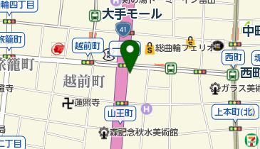 寿し工房 大辻 一番町店の地図画像