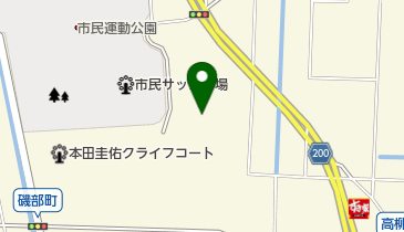 金沢市城北市民運動公園 金沢プールの地図画像