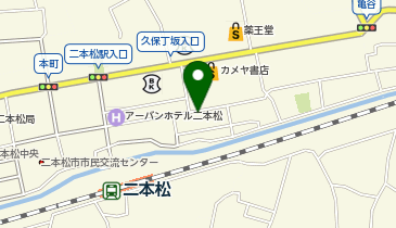 居酒屋うぉんどり 二本松本町店の地図画像