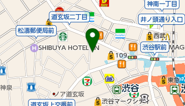 チルイン 渋谷道玄坂小路店の地図画像