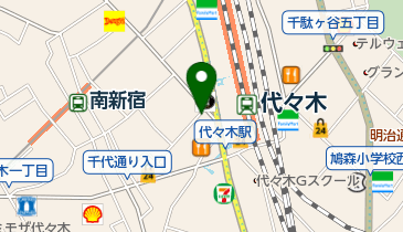 リジック整骨院よよぎの地図画像