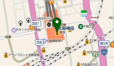 プロポーション ボディ ドレッシング 阪急三番街店の地図画像