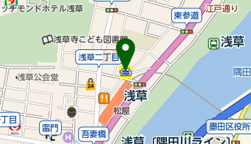 KA・RA・DA factory(カラダ ファクトリー) 浅草花川戸店の地図画像