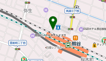 熊谷肉飯店の地図画像