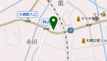 d'hair(ディーヘアー) 大網店の地図画像