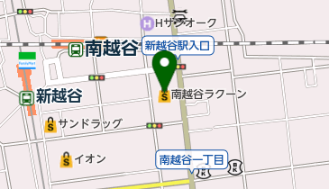 南越谷RAKUUN(南越谷ラクーン)の地図画像